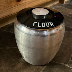 Vintage Kromex FLOUR Canister